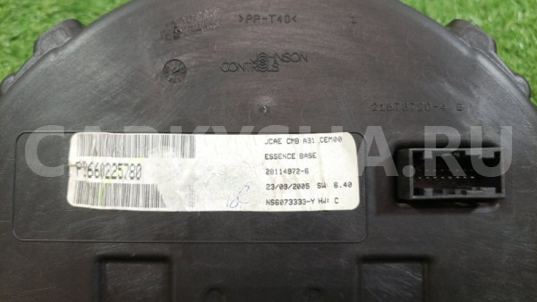 Панель приборов (щиток) Citroen C3 FC TU5JP4 2005 Citroen C3 оригинальный номер 9660225780