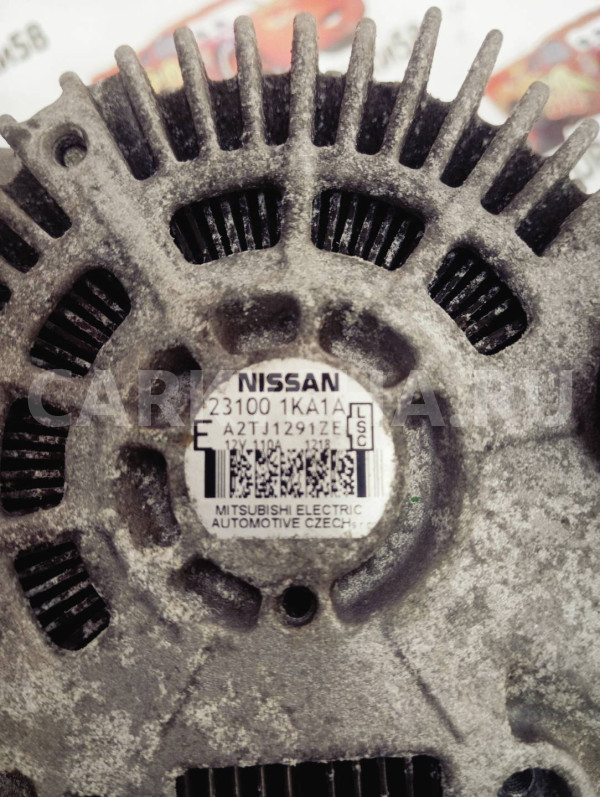 генератор Nissan Juke оригинальный номер 231001KA1A