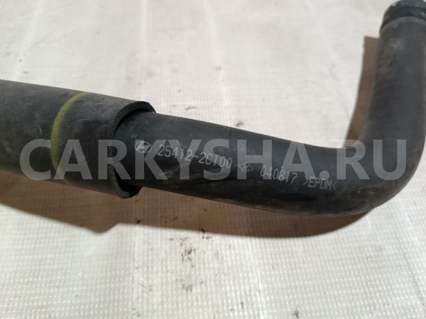 Патрубок радиатора охлаждения нижний Hyundai Coupe оригинальный номер 254122C100
