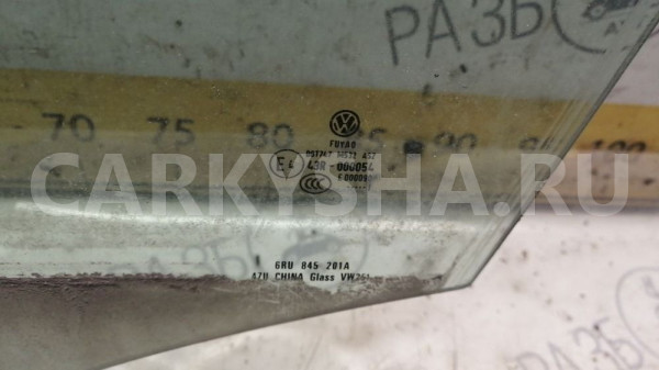 Стекло переднее левое Volkswagen Polo 5 Volkswagen Polo оригинальный номер 6RU845201A