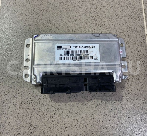 Блок управления двс(эбу) Lada Kalina 2006 T11183 ВАЗ (Lada) Kalina оригинальный номер T11183141102022