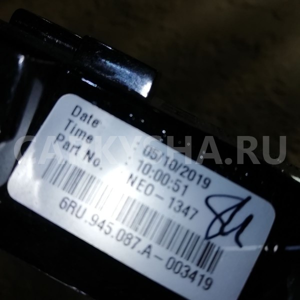 Фонарь задний (стоп сигнал) Volkswagen Polo V рестайлинг (2015—2020) Volkswagen Polo оригинальный номер 6ru945087a