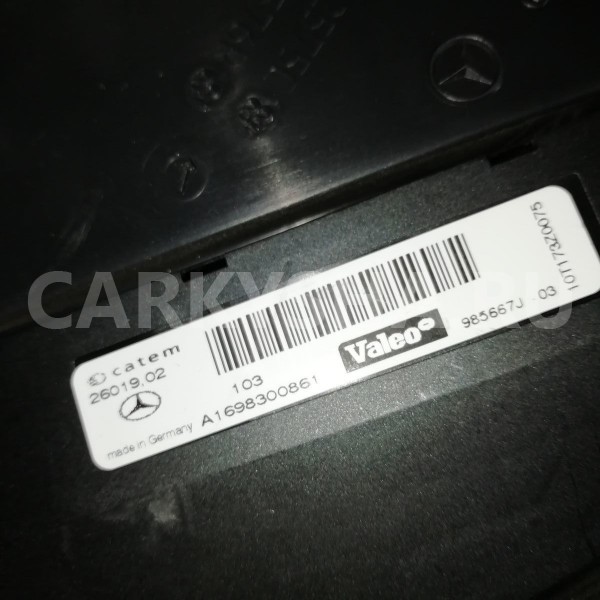 Радиатор отопителя электрический Mercedes-Benz GL-класс X164 рестайлинг (2009—2012) Mercedes-Benz G-klasse оригинальный номер A1698300861