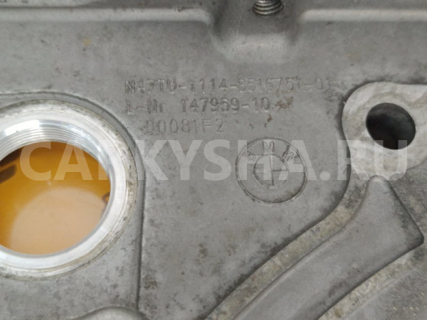 Крышка ГРМ задняя BMW X1 E84 N47D20C 2.0D 2012 BMW X1 