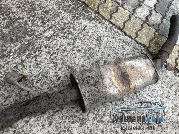 Глушитель volkswagen Touareg 1 3.2 выхлоп банка Volkswagen Touareg оригинальный номер 7L6253609