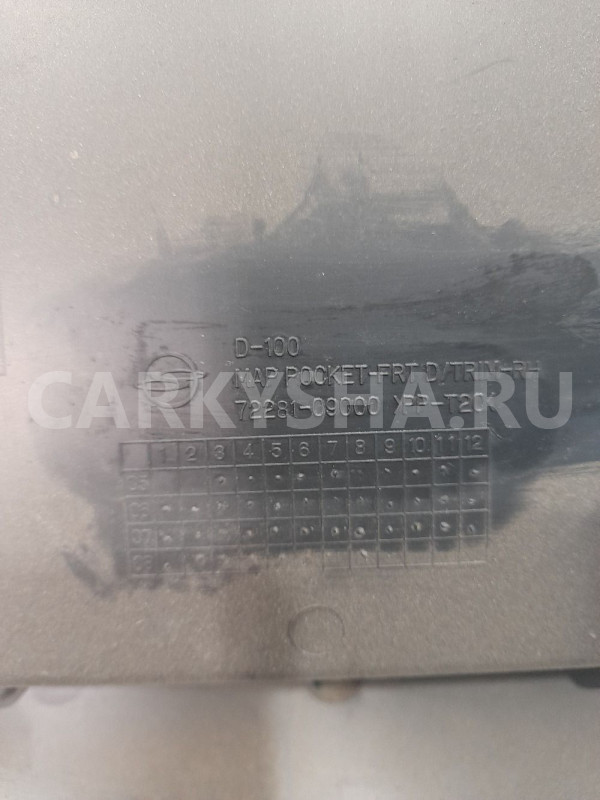 Обшивка двери передняя правая Ssangyong Kyron Ssang Yong Kyron оригинальный номер 7228109000