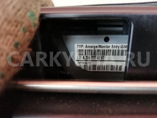 Дисплей Mercedes-Benz C-Class W204 Mercedes-Benz C-klasse оригинальный номер A2048204297