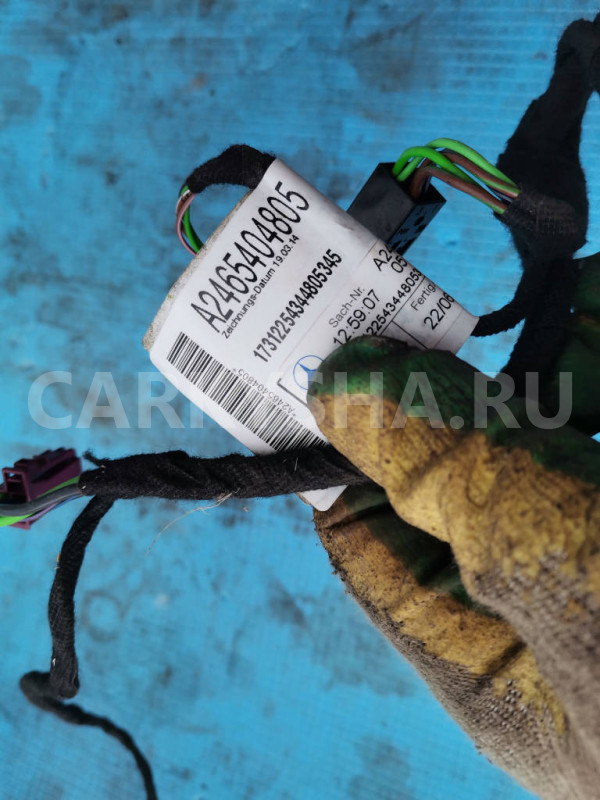 Проводка двери передняя Mercedes-Benz A-класс 2015 W176 270.910 Mercedes-Benz A-klasse оригинальный номер A2465404805