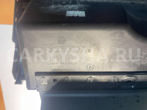 Бардачок Volkswagen Polo 09-20 Volkswagen Polo оригинальный номер 6RU857101D
