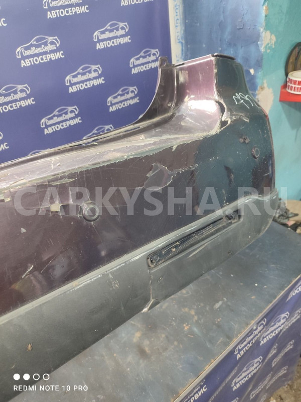 Задний бампер разбитый SsangYong Kyron 2 Ssang Yong Kyron оригинальный номер 7881109111