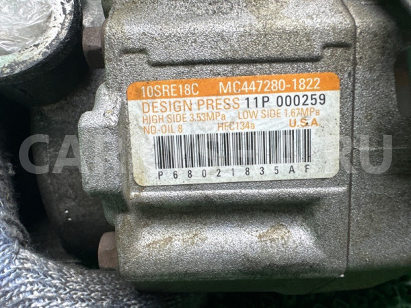 Компрессор кондиционера Jeep Grand Cherokee 2010-2022 68021835AF WK2 Jeep Cherokee 
