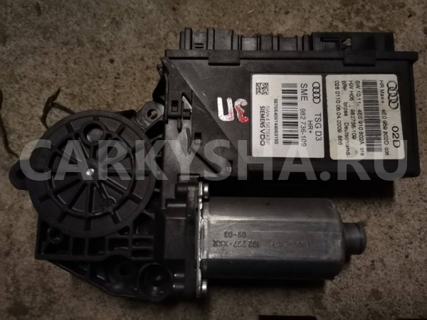 Моторчик стеклоподъемника правый задний 4E0959802D Audi A8 D3/4E Audi A8 