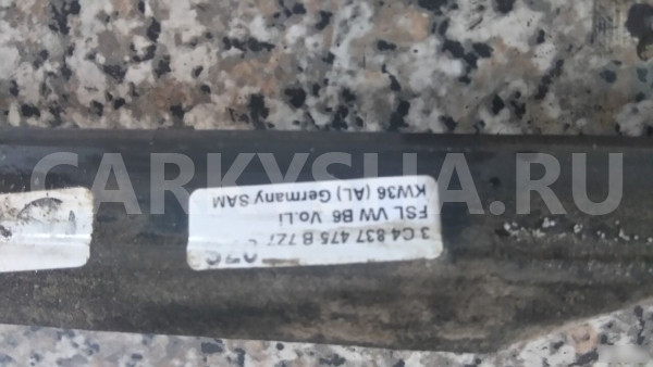 Накладка стекла переднего левого хром VW Passat B6 Volkswagen Passat оригинальный номер 3C4837475B