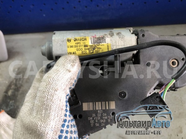 Моторчик люка Volkswagen Touareg 7L мотор cayenne Volkswagen Touareg оригинальный номер 1K0959591