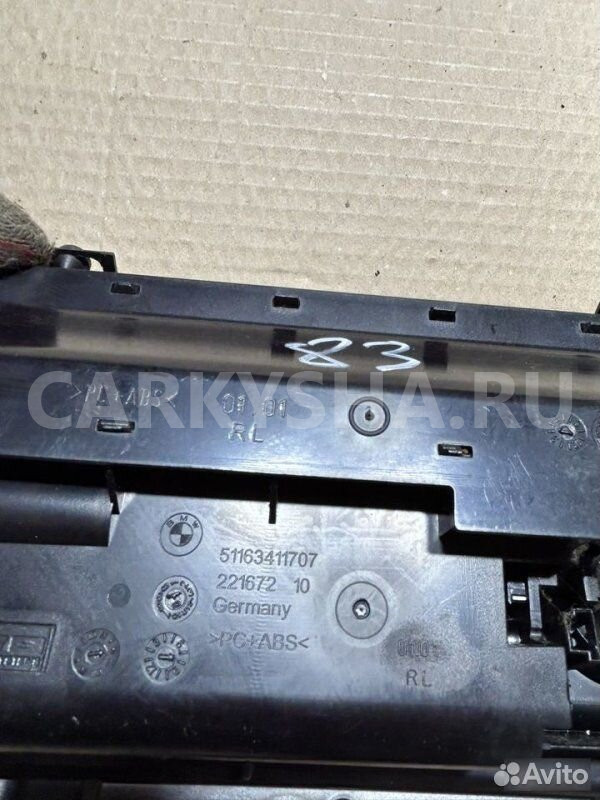 Пепельница передняя BMW X3 E83 N52B30 2006 BMW X3 оригинальный номер 51163411707