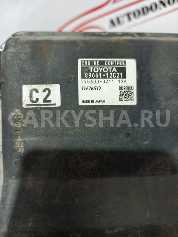 Эбу двигателя Toyota corolla E150 Toyota Corolla оригинальный номер 89661-12C21