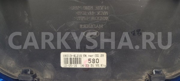 Панель приборов hyundai Solaris 2012 940134L210 RB G4FA Hyundai Solaris 