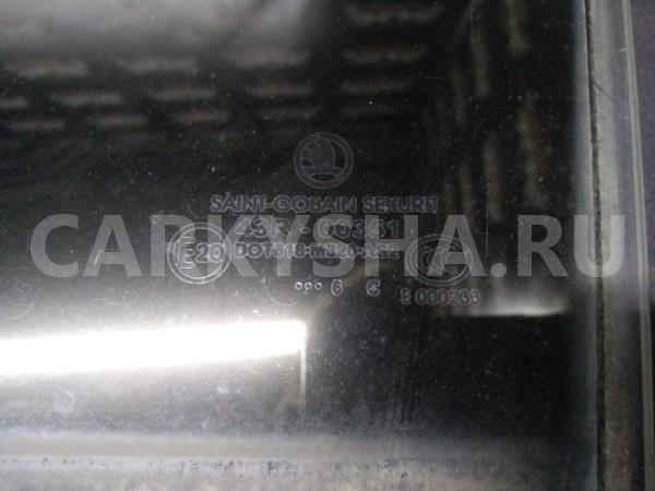 Стекло задней левой двери Шкода Фабия Skoda Fabia Skoda Fabia оригинальный номер 43R00351