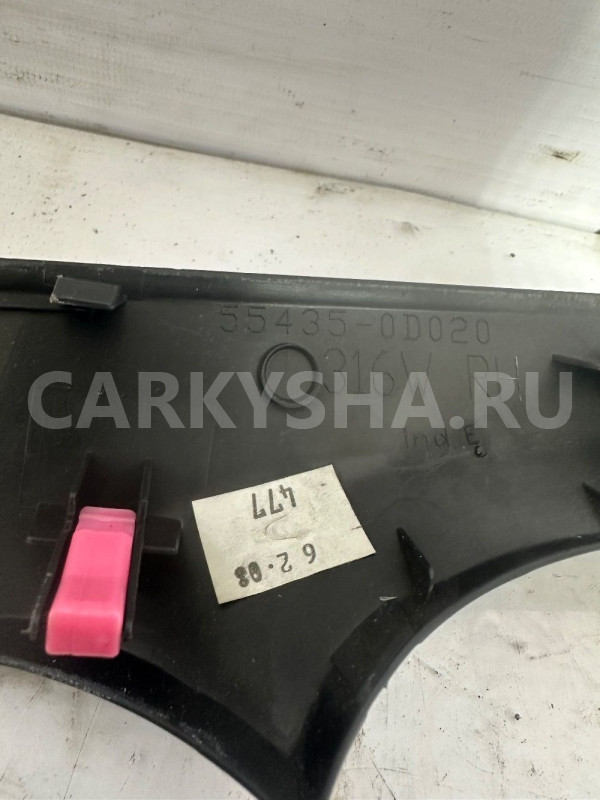 Накладка торпедо правая Toyota Yaris 2005-2009 Toyota Yaris оригинальный номер 554350D020