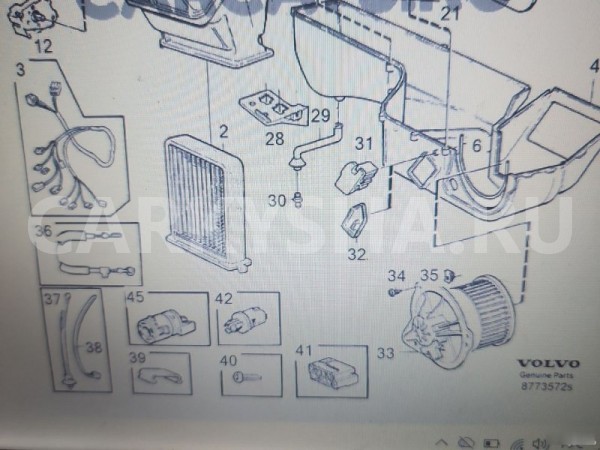 Резистор сопротивление печки Volvo S70 Volvo S70 