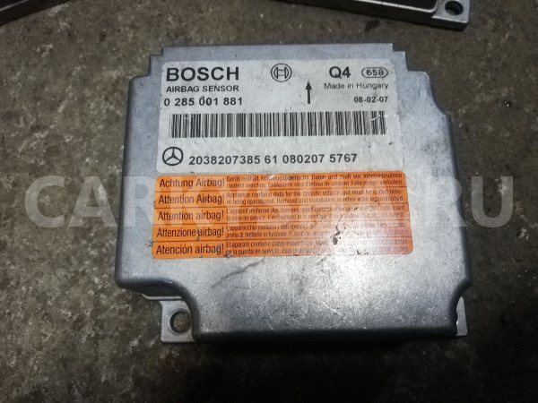 Блок управления AIRBAG Mercedes-Benz C-класс W203/S203/CL203 рестайлинг (2004—2008) Mercedes-Benz C-klasse оригинальный номер A2038207385