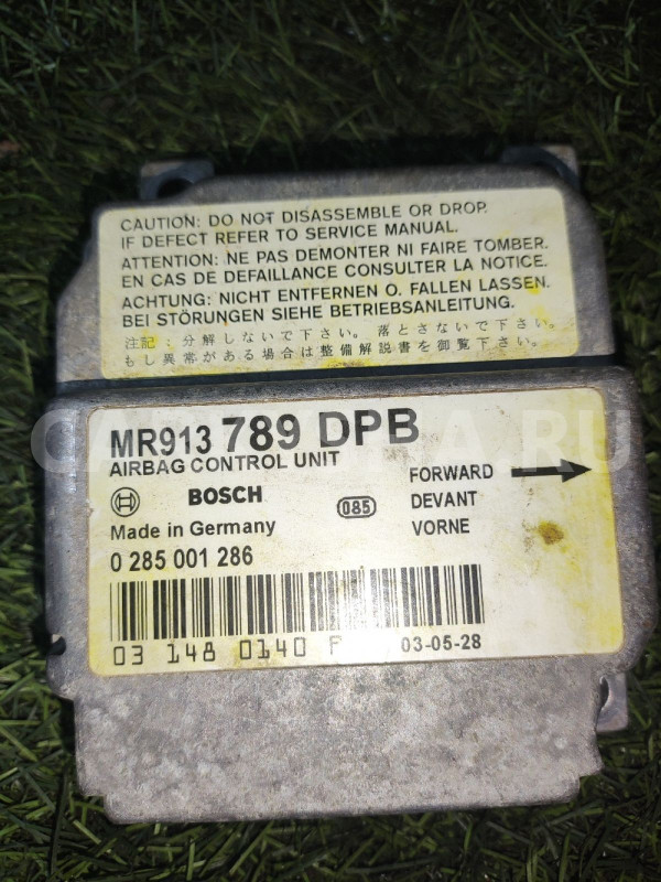 Блок SRS Митсубиси Каризма mr913789 Mitsubishi Carisma оригинальный номер 0285001286