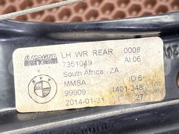 Стеклоподъемник BMW 3er оригинальный номер 51 35 7 281 887, 51 35 7 281 887, 51357281887, 7281887, 67 62 7 341 563, 67627341563, 7341563