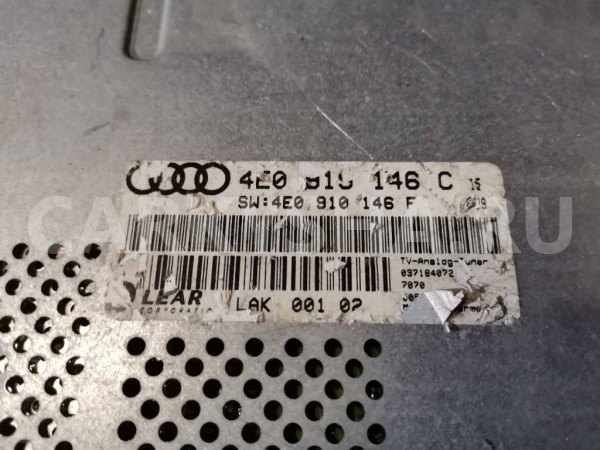 Tv тюнер Audi A8 D3/4E Audi A8 