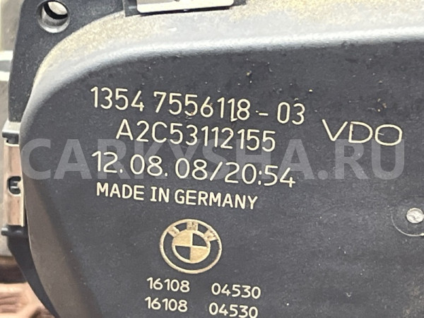 Дроссельная заслонка BMW X3 оригинальный номер 13 54 7 556 118, 13 54 7 556 118, 13547556118, 7556118, A2c53112155