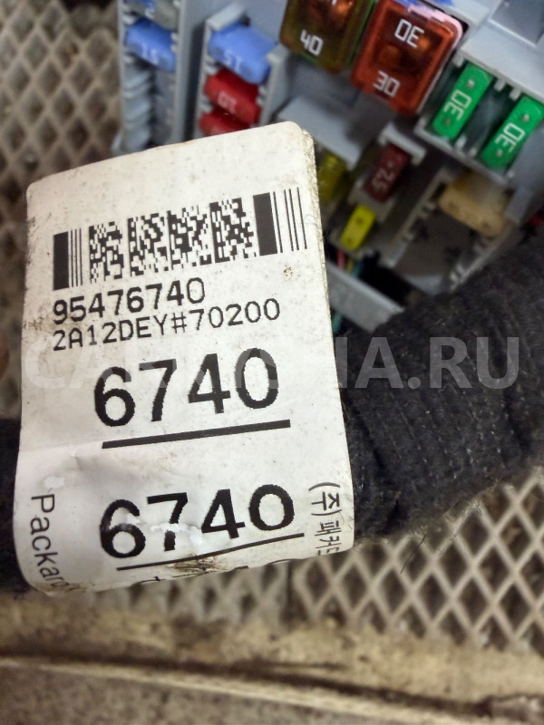 Проводка торпедо Chevrolet Cruze Chevrolet Cruze оригинальный номер 95476740