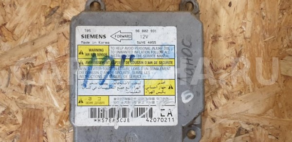 Блок управления AIR BAG Chevrolet Lanos 96802931 Chevrolet Lanos оригинальный номер 96802931