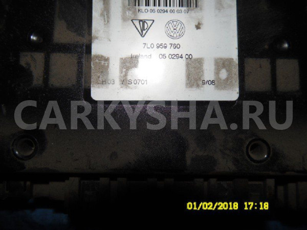 Блок управления сиденья Volkswagen Touareg I рестайлинг (2006—2010) Volkswagen Touareg оригинальный номер 7L0959760