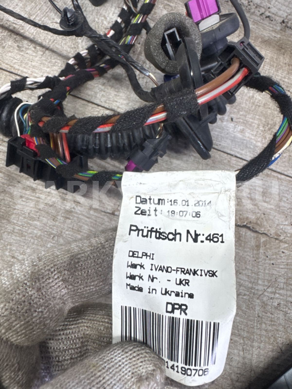 Проводка передней левой двери Touareg NF FL Volkswagen Touareg оригинальный номер 7p6971161fq