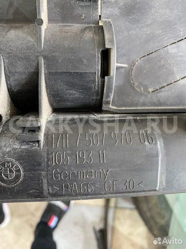 Рамка радиаторов BMW 7 E65 N62B48 2008 BMW 7er оригинальный номер 17 11 7 507 970