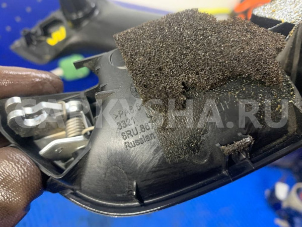 Ручка двери внутренняя передняя левая  Polo 5 Volkswagen Polo оригинальный номер 6RU 867 179 DTLL
