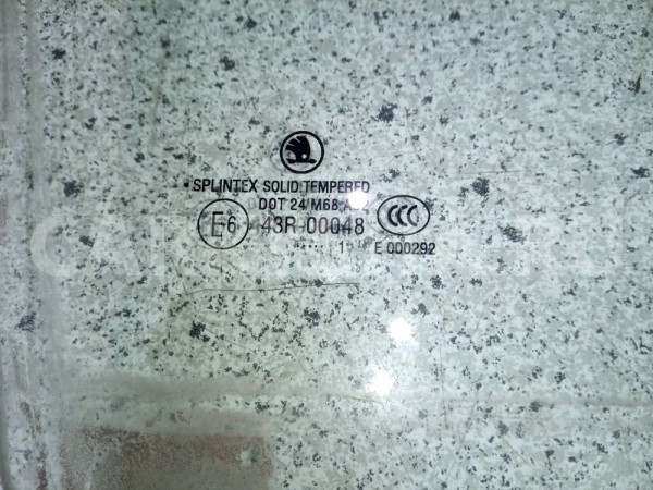 Стекло двери Skoda Octavia II рестайлинг (2008—2013) Skoda Octavia оригинальный номер 1Z5845206C