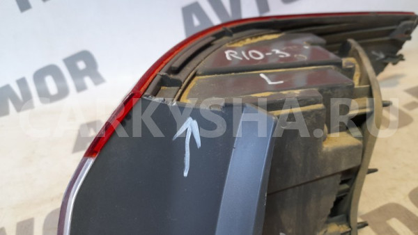 Фонарь задний левый Kia Rio 3 СЕДАН 1.6 2013 Kia Rio оригинальный номер 924014X000
