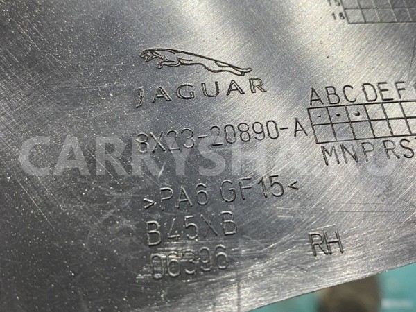 Накладка арки стекла внутренняя Jaguar XF X250 Jaguar XF оригинальный номер 8X2320890A