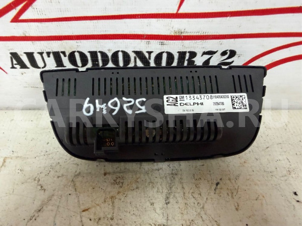 Блок управления климатом Opel Astra J Opel Astra оригинальный номер 13343708