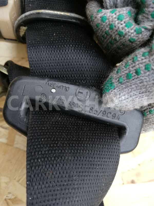 Ремень безопасности слева сзади A2038608785 Mercedes-Benz C-Class W203 Mercedes-Benz C-klasse оригинальный номер A2038608785