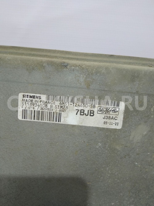 Блок управления двигателем  Ford focus  2 Ford Focus оригинальный номер 6M5112A650sb