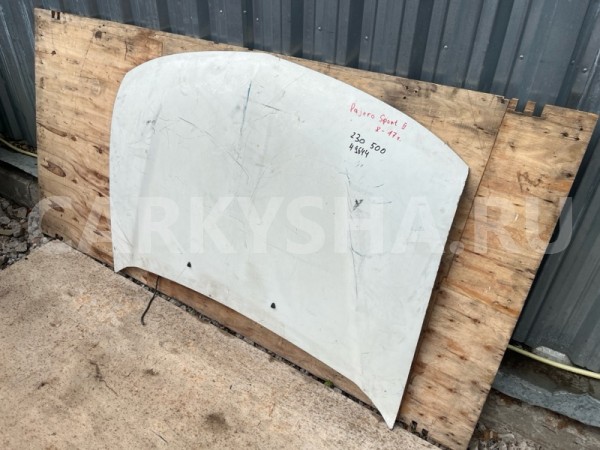 Капот Mitsubishi Pajero Sport 2 2008-2013 5900A087 Mitsubishi Pajero 