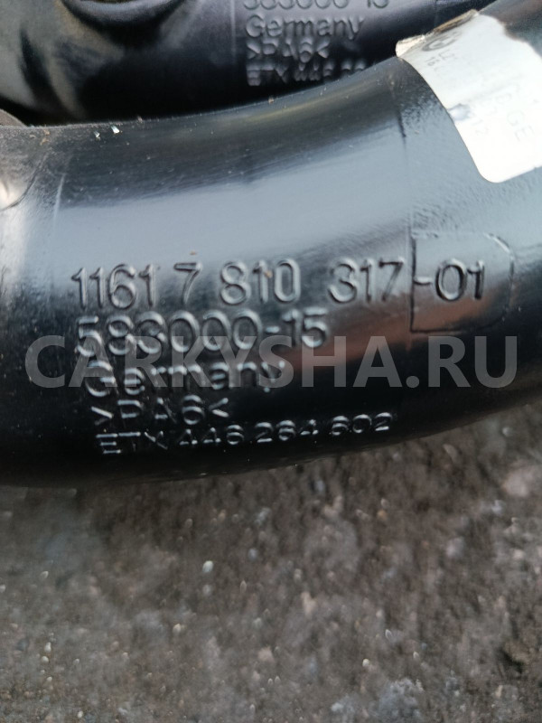 Патрубок интеркулера BMW X5 E70 M57D30 BMW X5 оригинальный номер 11 61 7 810 317