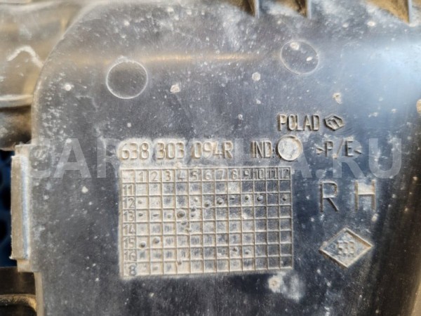 Защита двигателя Nissan Almera 2018 638303094R G15 K4M Nissan Almera 