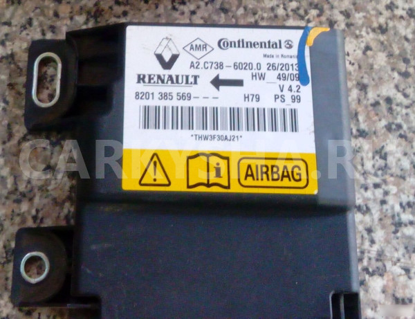 Блок управления безопасности Renault Duster 1.6 Renault 15 оригинальный номер 8201385569