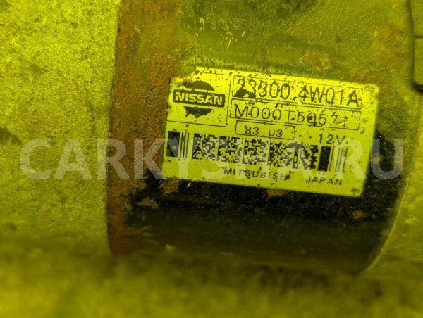 Стартер Nissan Elgrand оригинальный номер 233004W01A