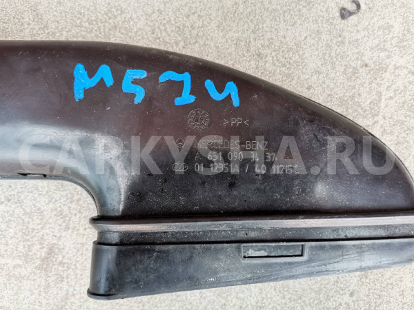 Патрубок A6510903437 Mercedes-Benz C-Class 2009 W204 651.911 Mercedes-Benz C-klasse оригинальный номер A6510903437