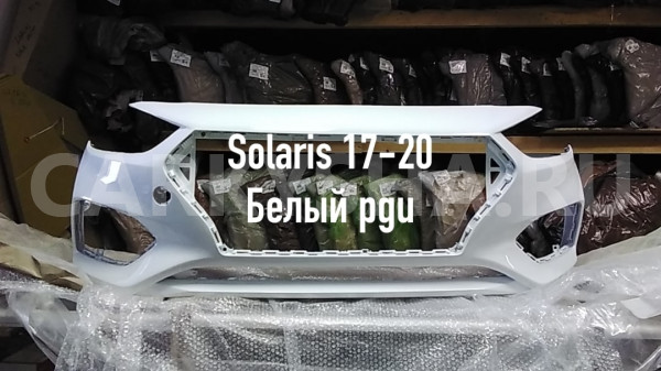 Бампер передний   17-20 белый pgu Hyundai Solaris II – седан оригинальный номер 86511H5000