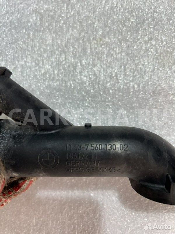 Фланец системы охлаждения BMW X1 E84 N46B20 2010 BMW X1 оригинальный номер 11 53 7 560 130