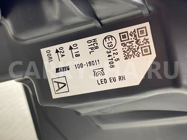 Фара правая Nissan Qashqai LED Nissan Qashqai оригинальный номер 100-19011